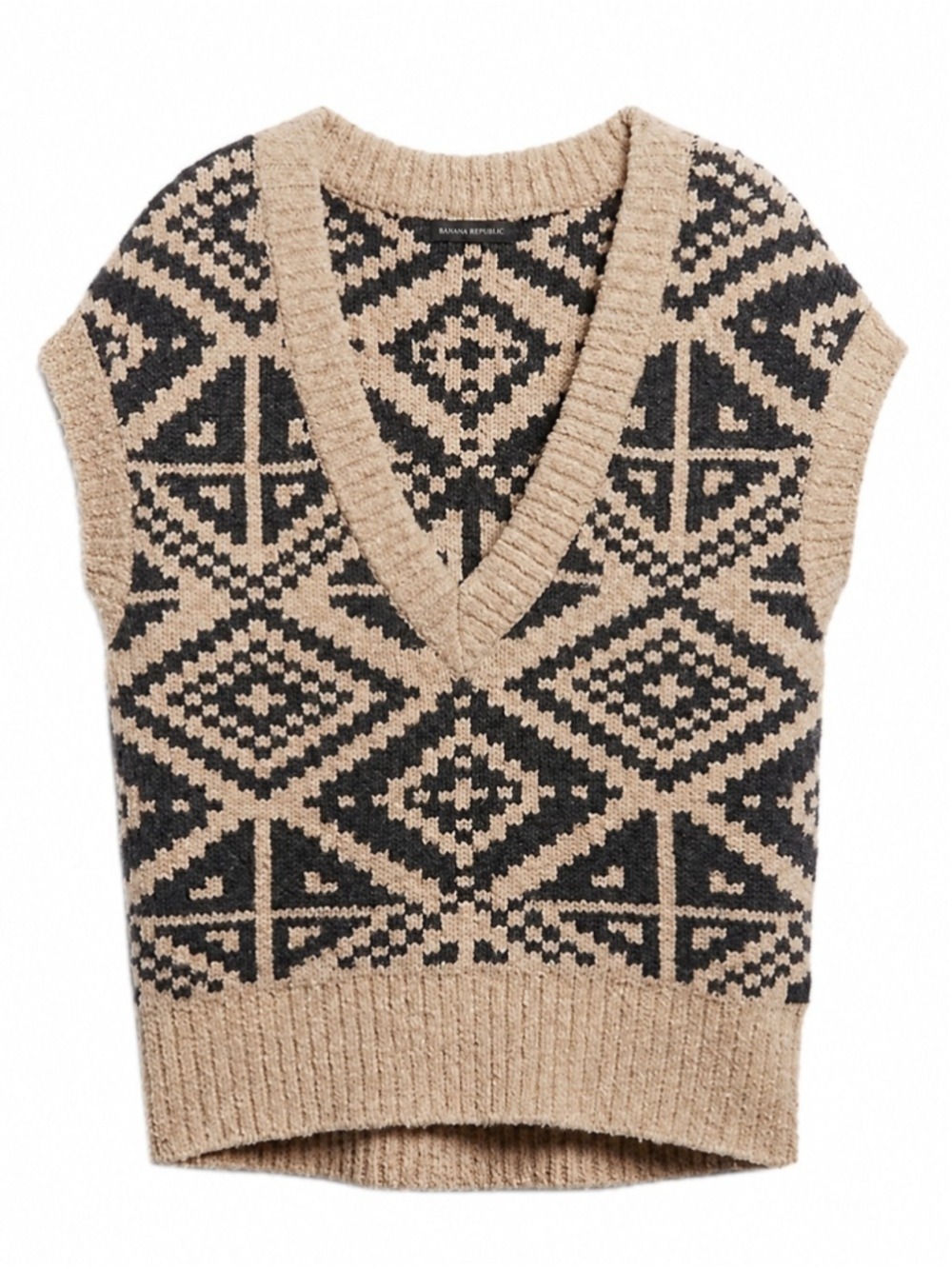 Banana republic Wool Blend HERITAGE OVERSIZED SWEATER VEST Size M/L